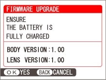 Sigma firmware update Fujifilm