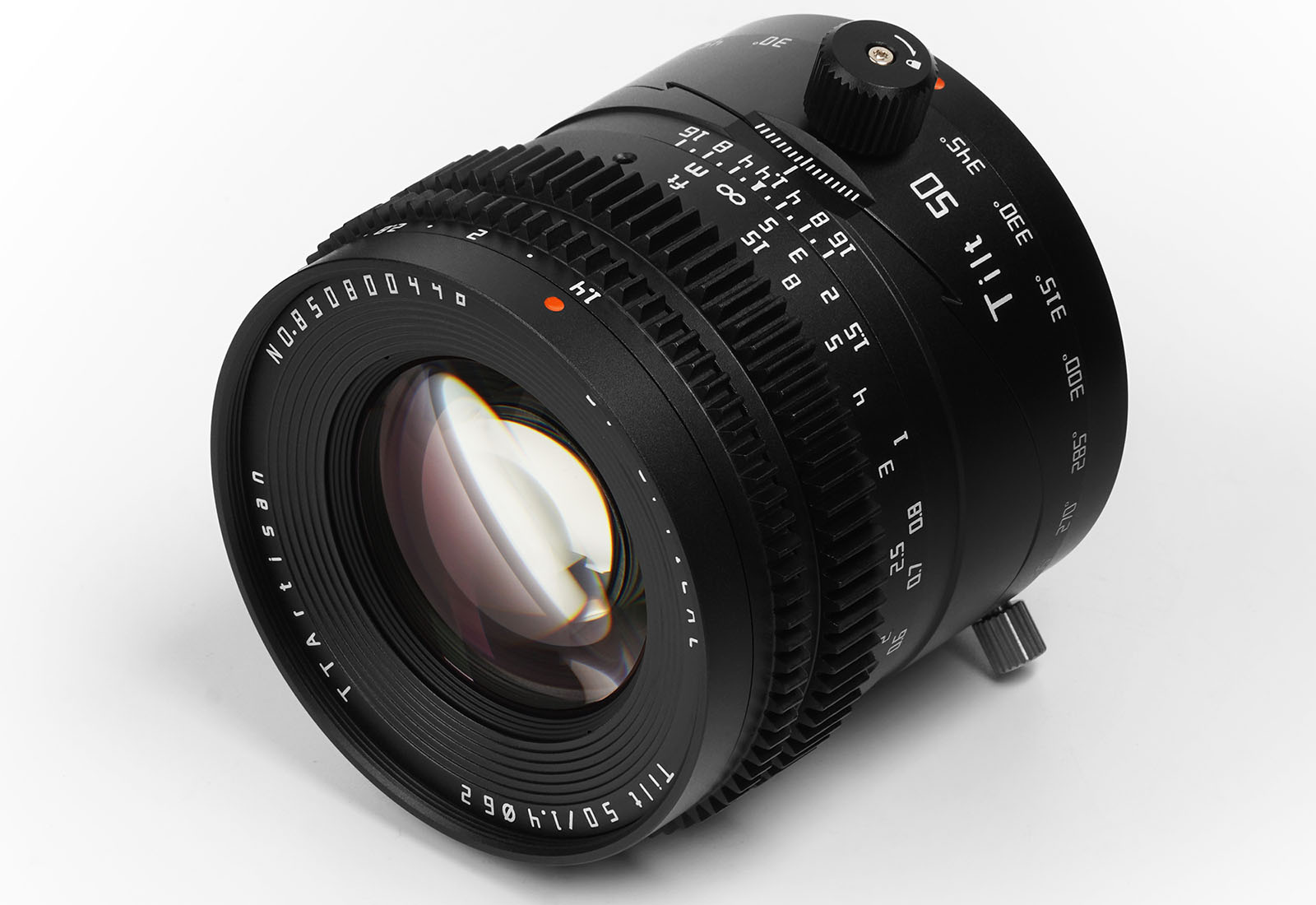 TTArtisan ra mắt ống kính 50mm F1.4 Tilt Lens cho Canon, Fujifilm và Nikon