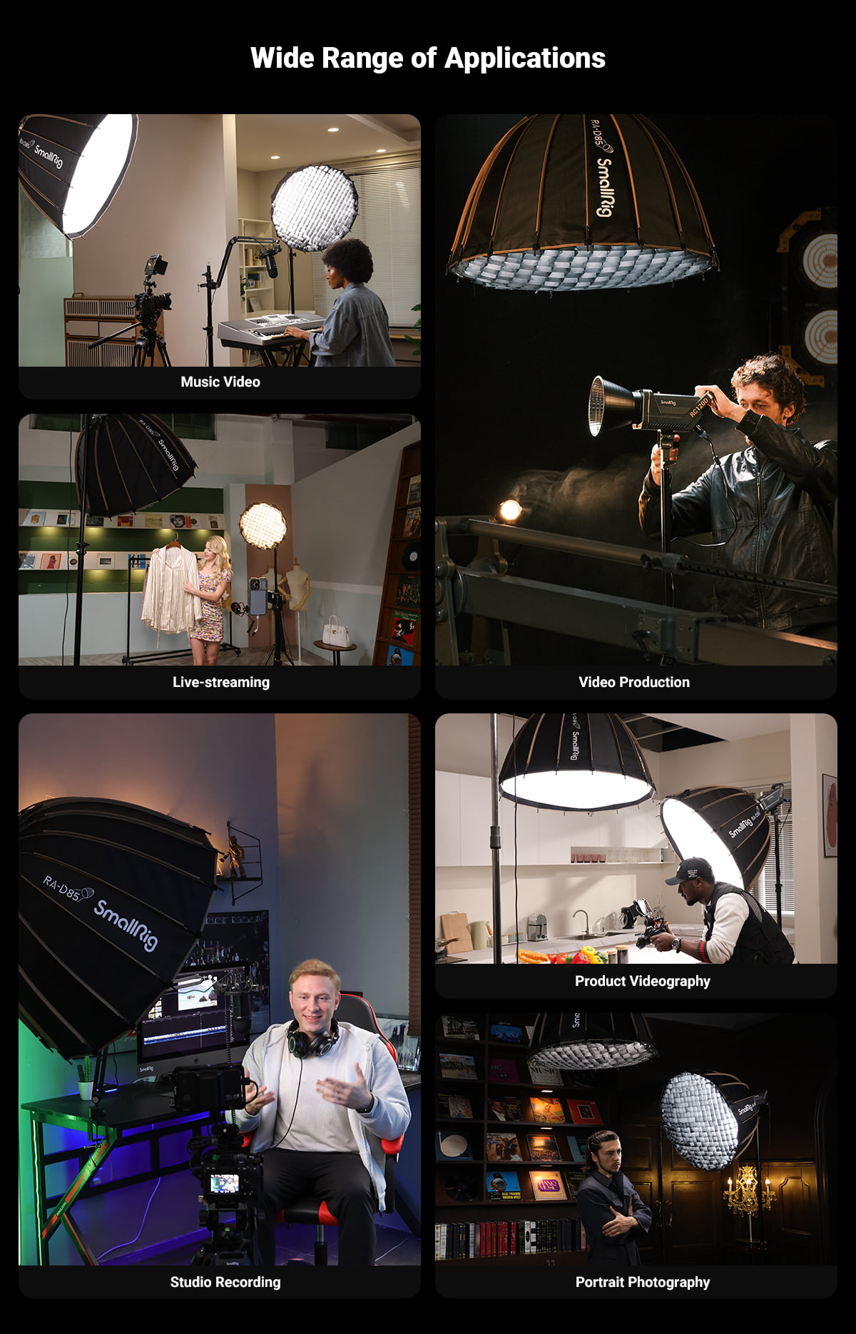 Phụ kiện SmallRig RA-D85 Parabolic Softbox