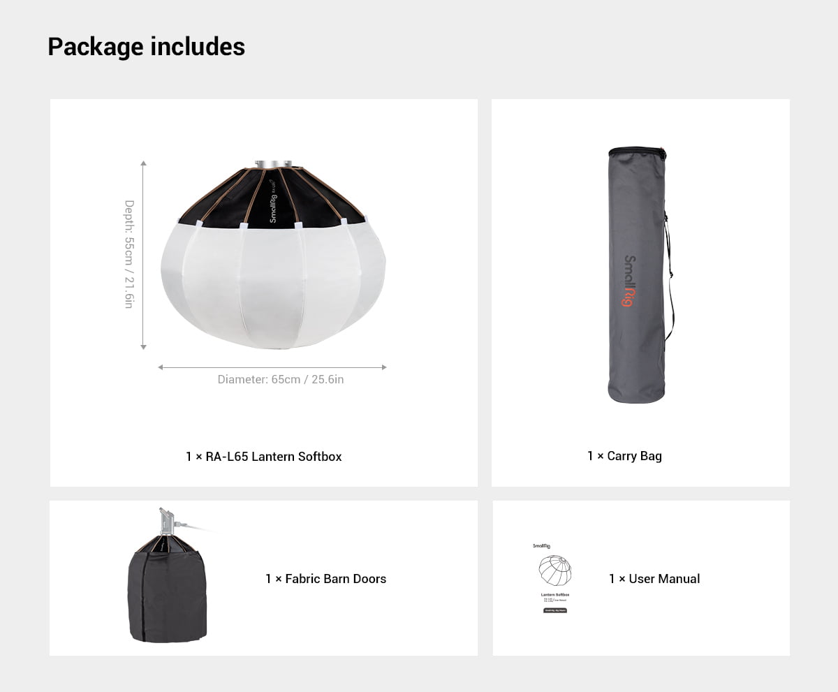 SmallRig RA L65 Lantern Softbox 02