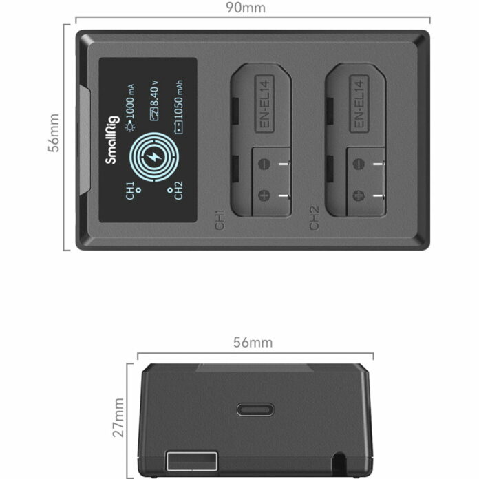 Bộ pin sạc SmallRig EN-EL14 cho Nikon