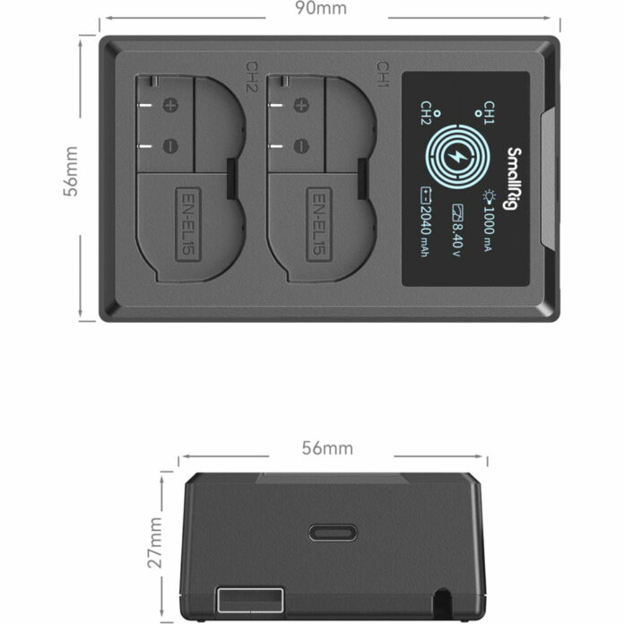 Bộ pin sạc SmallRig EN-EL15 cho Nikon