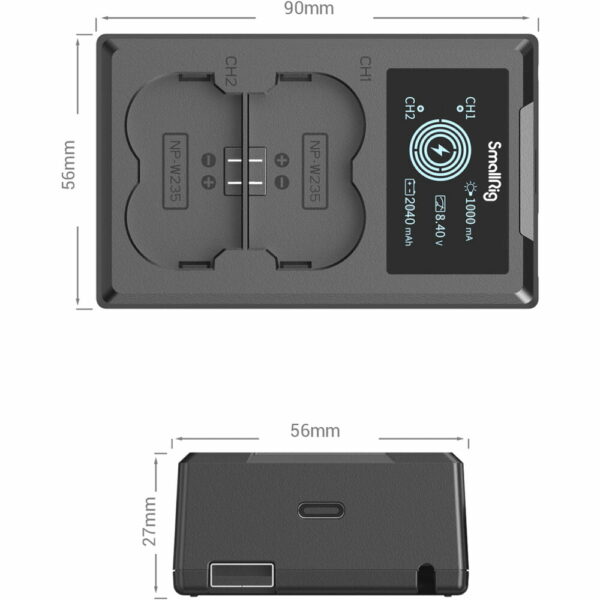 Bộ pin sạc SmallRig NP-W235 cho Fujifilm