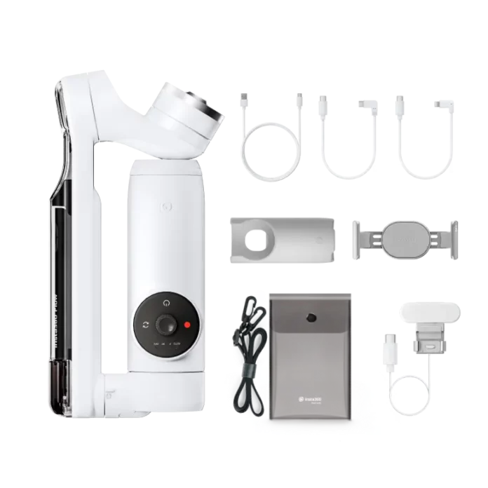Tay cầm chống rung smartphone Insta360 Flow - Creator Kit (White)