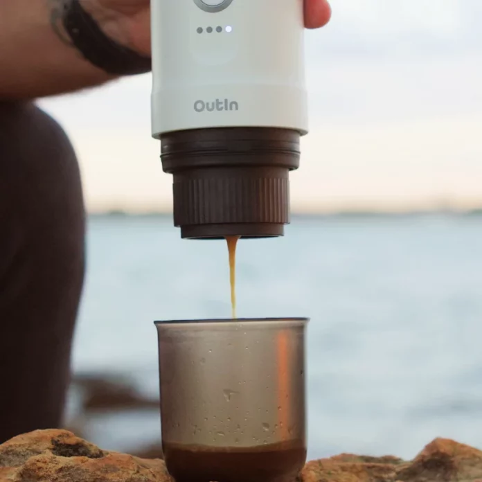 Máy pha cafe Outin Nano Portable Espresso Machine (Pearl White)