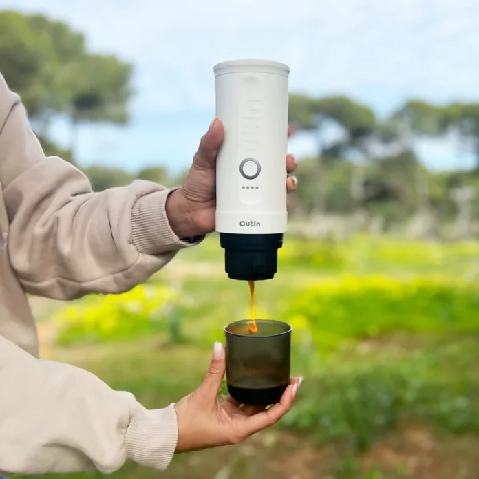 Máy pha cafe Outin Nano Portable Espresso Machine (Pearl White)