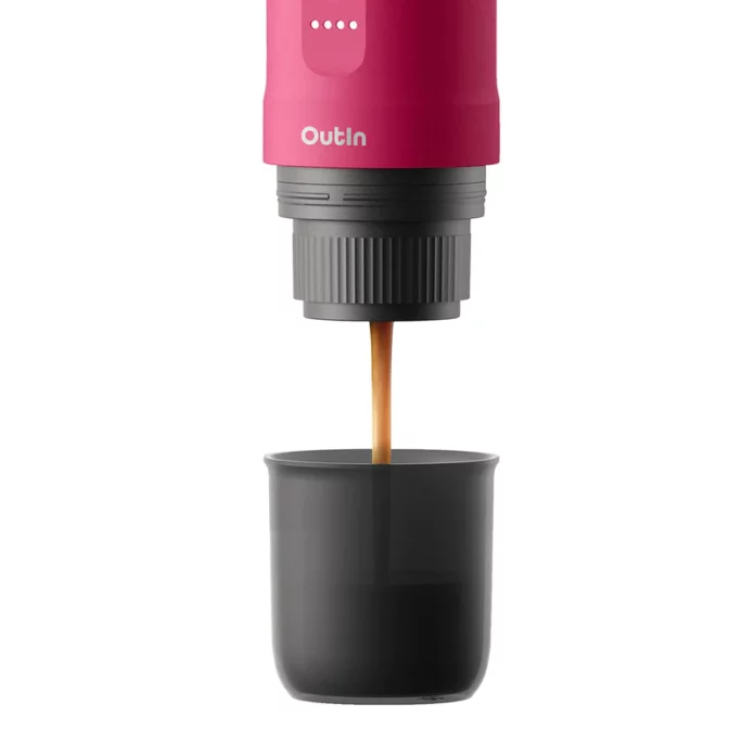 Máy pha cafe Outin Nano Portable Espresso Machine (Crimson Red)