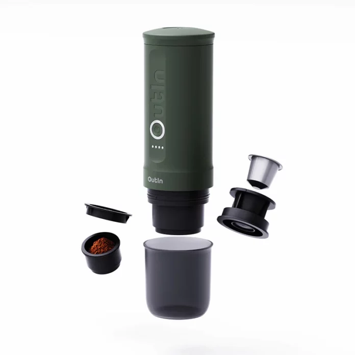 Máy pha cafe Outin Nano Portable Espresso Machine (Forest Green)