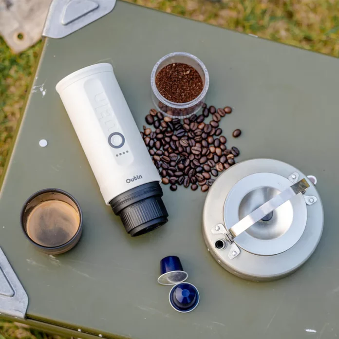 Máy pha cafe Outin Nano Portable Espresso Machine (Pearl White)