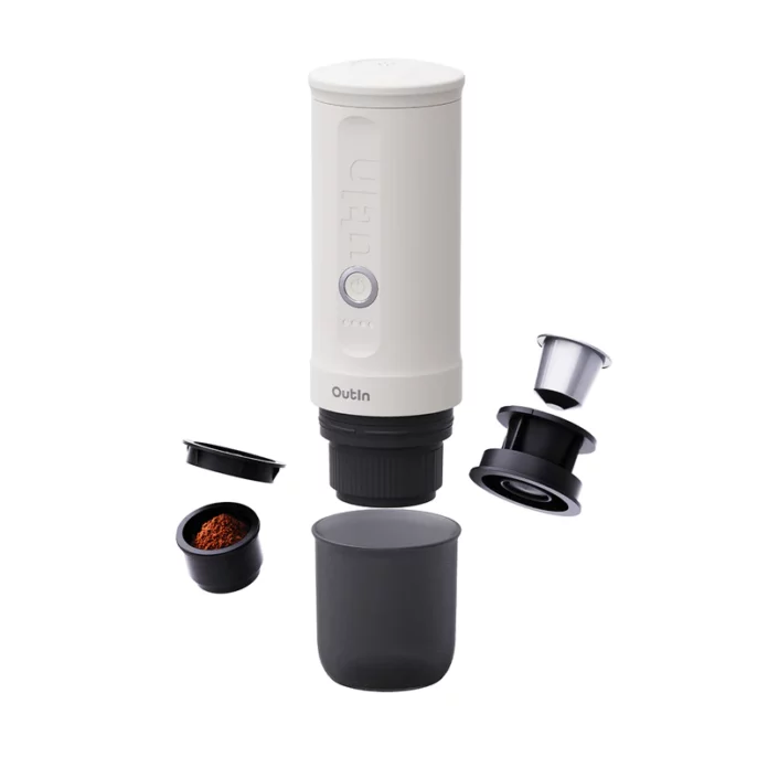 Máy pha cafe Outin Nano Portable Espresso Machine (Pearl White)