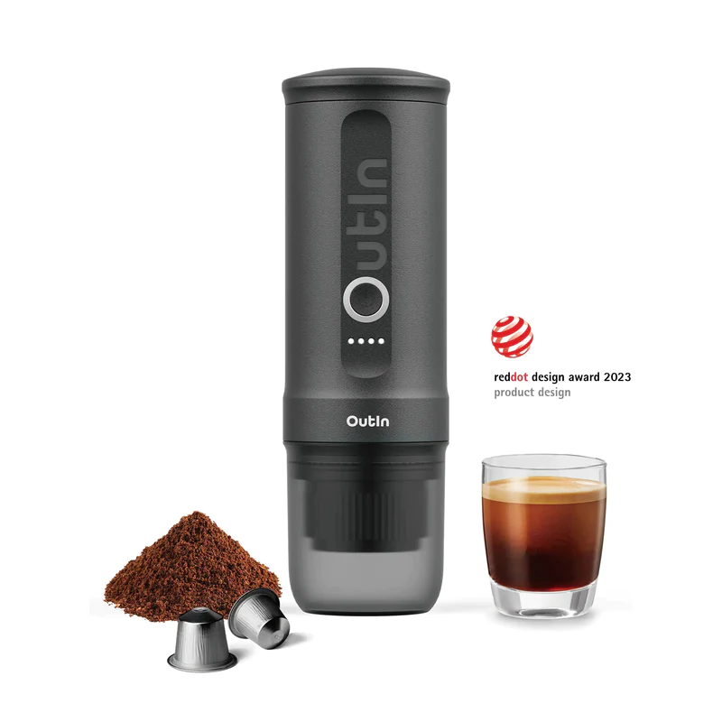 Máy pha cafe Outin Nano Portable Espresso Machine (Crimson Red)