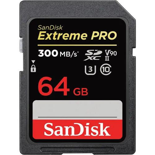 SD Sandisk Extreme Pro UHS-II SDXC 64GB 300MB/s