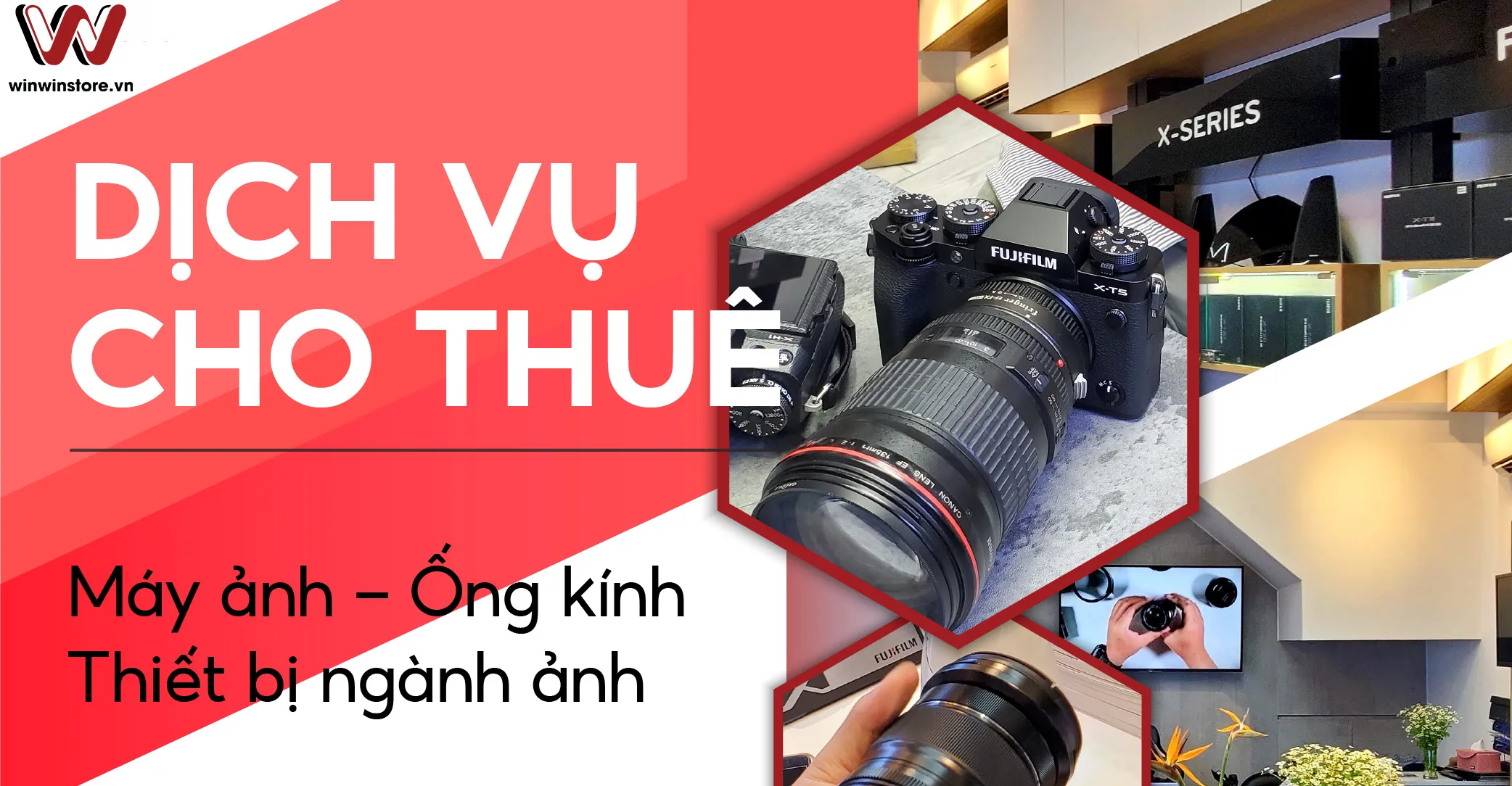 Dịch Vụ Cho Thuê Máy Ảnh, Ống Kính Và Phụ Kiện Tại Tp. Hcm