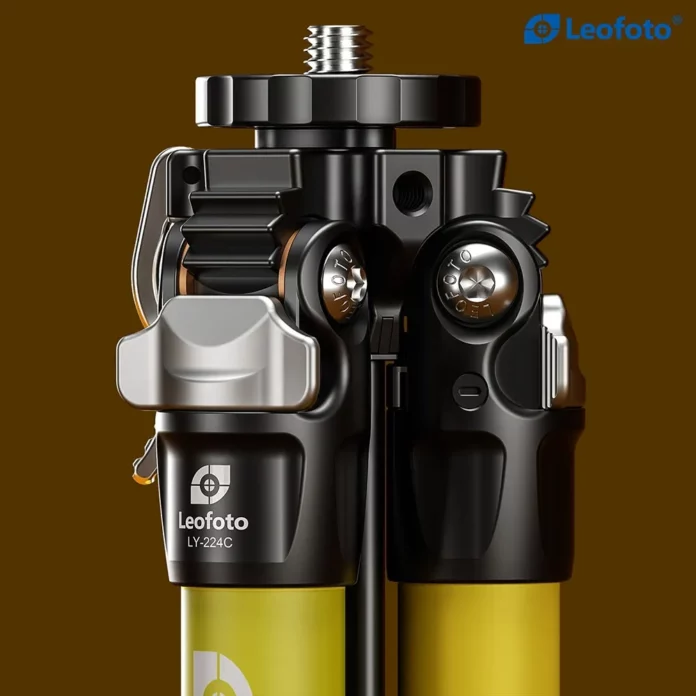 Chân máy ảnh Leofoto LY-224C Carbon Fiber với LH-25R Ball Head (Yellow)
