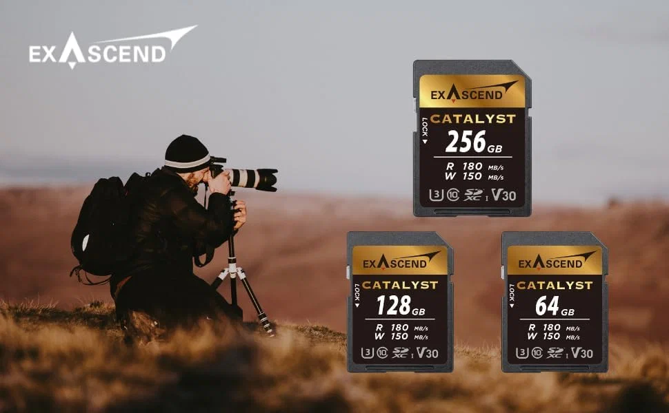 51tczwgnzl. ac 2 Thẻ nhớ SD Exascend Catalyst 128GB V30 UHS-I 180MB/s