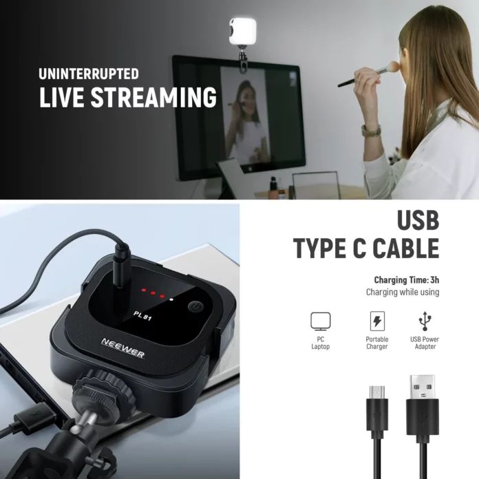 Đèn Neewer PL81 Clip On Light Selfie Light