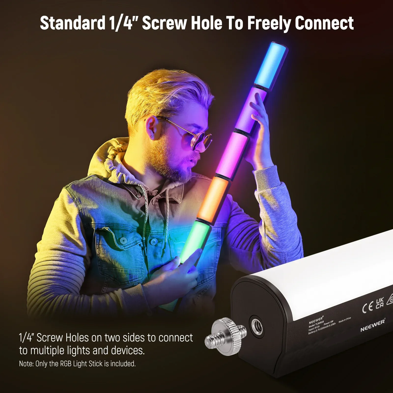 Đèn Neewer TL96 RGB Magnetic Handheld Light Stick