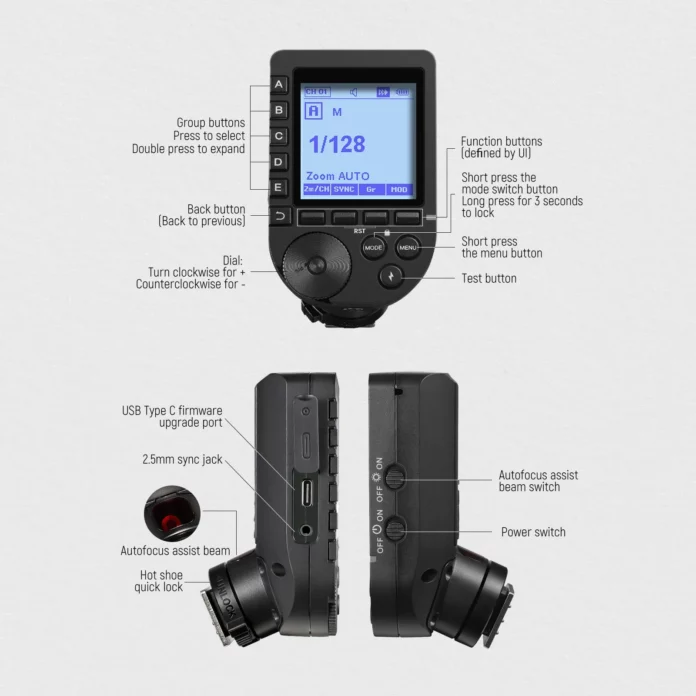 Trigger Neewer QPRO-N TTL Wireless cho Nikon