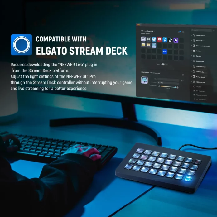 Đèn Neewer GL1 Pro Key Light Streaming Light