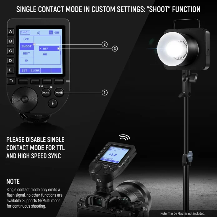 Trigger Neewer QPRO-S TTL Wireless cho Sony