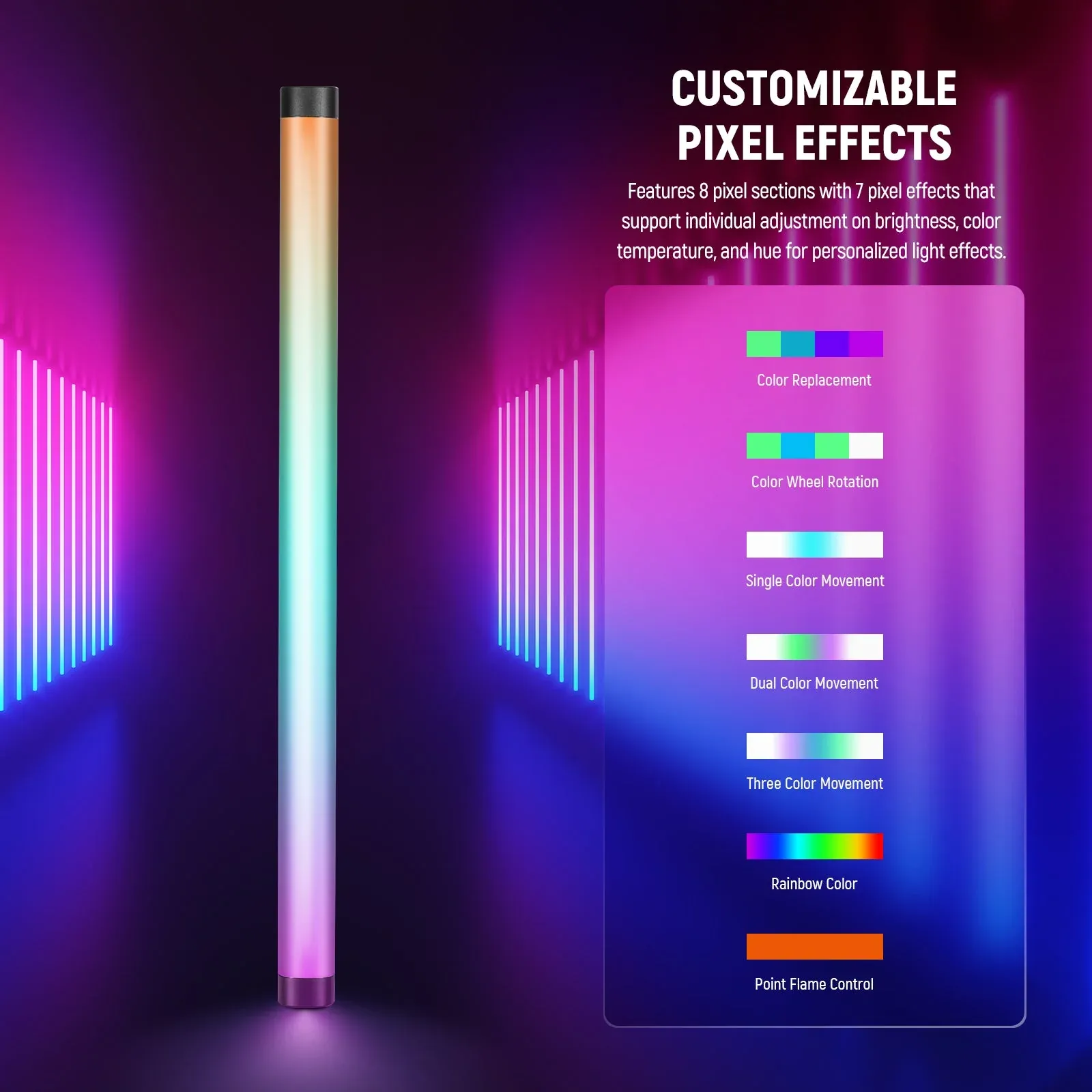 Đèn Neewer TL60 RGB Tube Light Stick