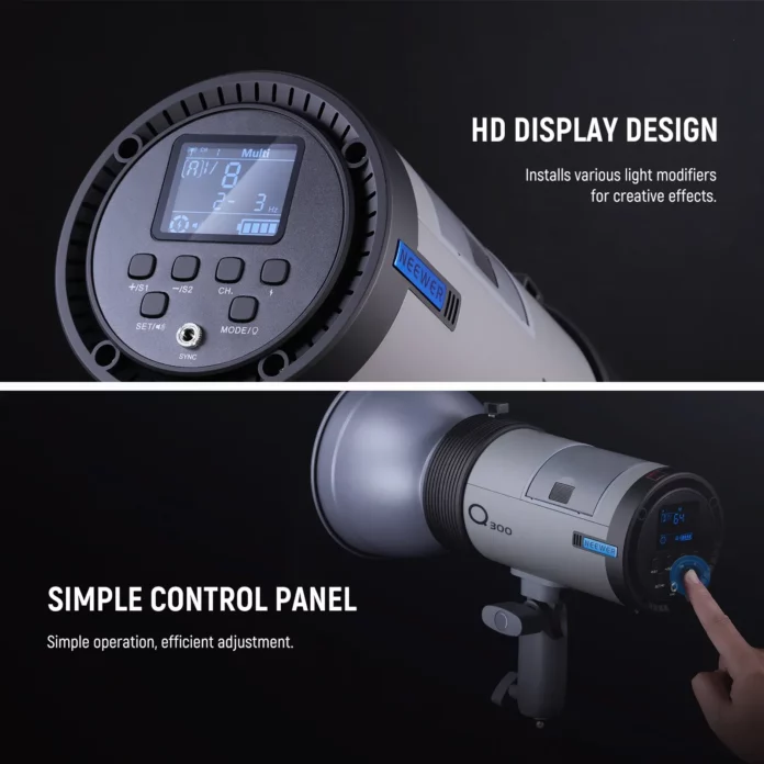 Đèn flash Neewer Q300 300Ws 2.4G Outdoor Strobe