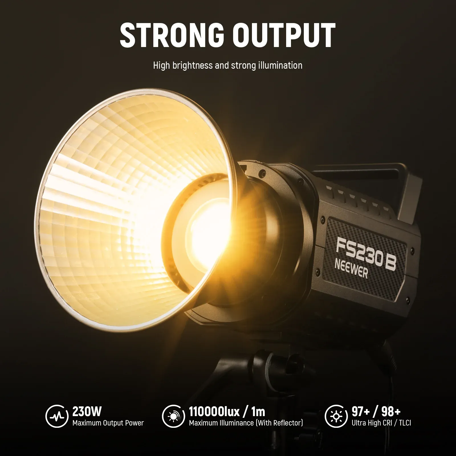 Đèn Neewer FS230B 230W Bi-Color LED Video Light