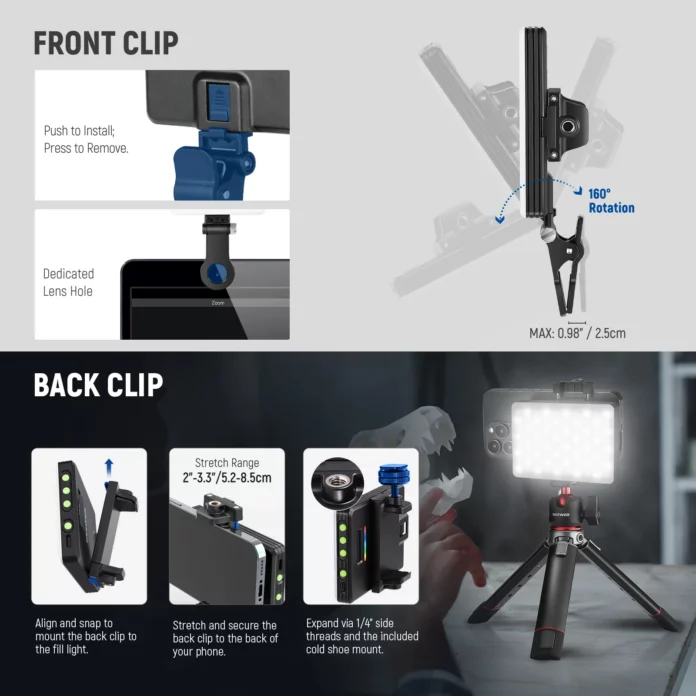 Đèn Neewer VL67C RGB Phone Selfie Light