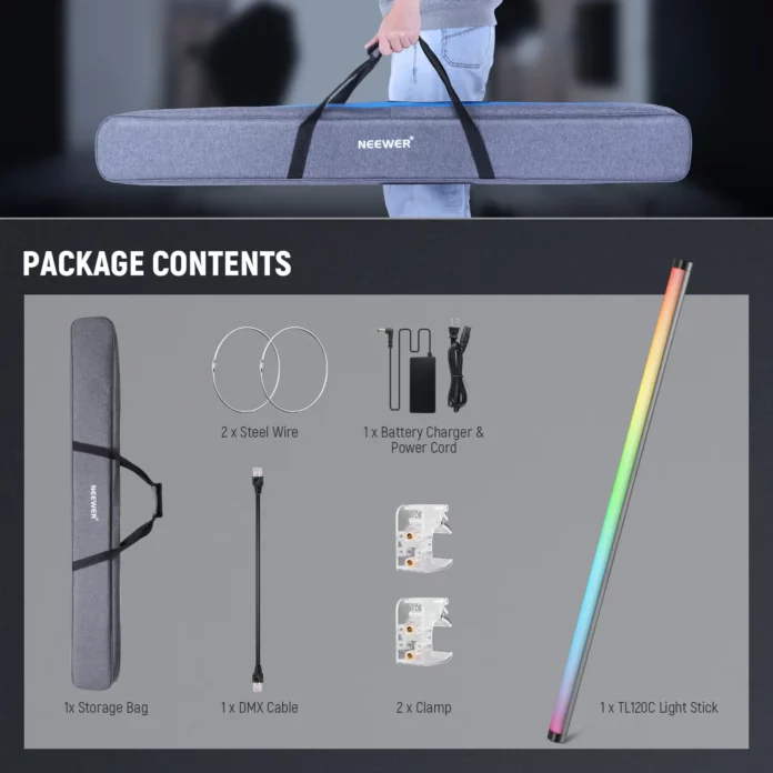 Đèn Neewer TL120C RGB Tube Light Stick