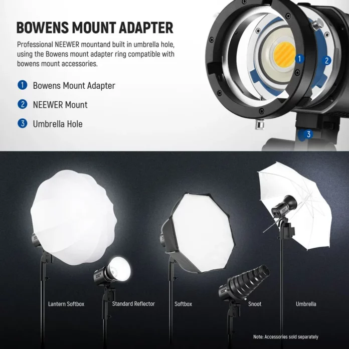 Đèn Neewer MS60B Bi-Color LED Monolight