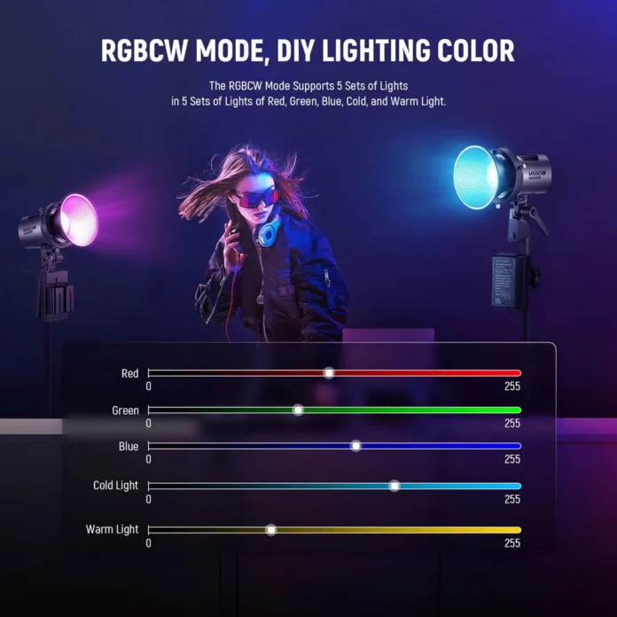 Đèn Neewer MS60C RGB LED Monolight