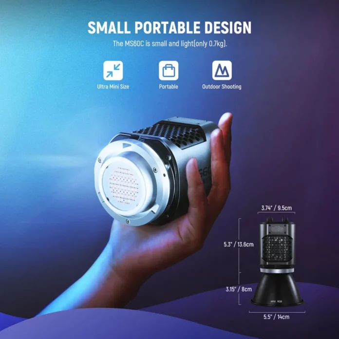 Đèn Neewer MS60C RGB LED Monolight