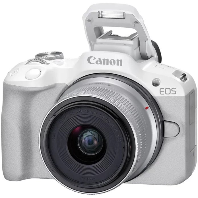 Máy ảnh Canon EOS R50 với ống kính 18-45mm (White)
