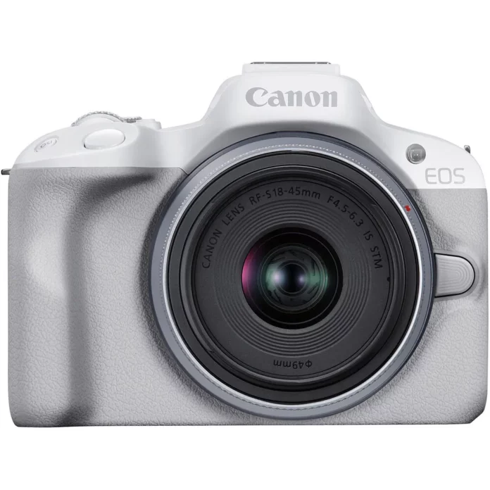 Máy ảnh Canon EOS R50 với ống kính 18-45mm (White)
