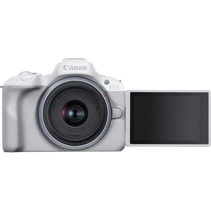 Máy ảnh Canon EOS R50 với ống kính 18-45mm (White)
