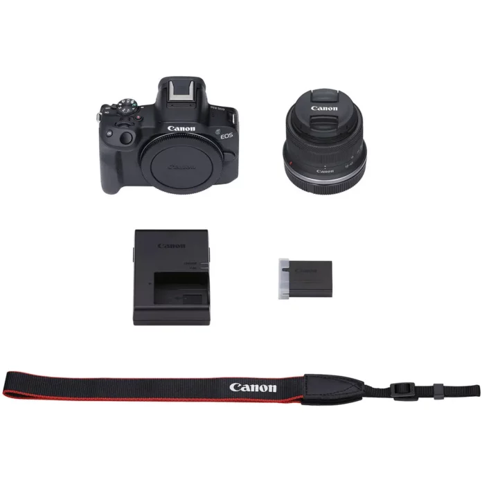Máy ảnh Canon EOS R50 với ống kính 18-45mm (Black)