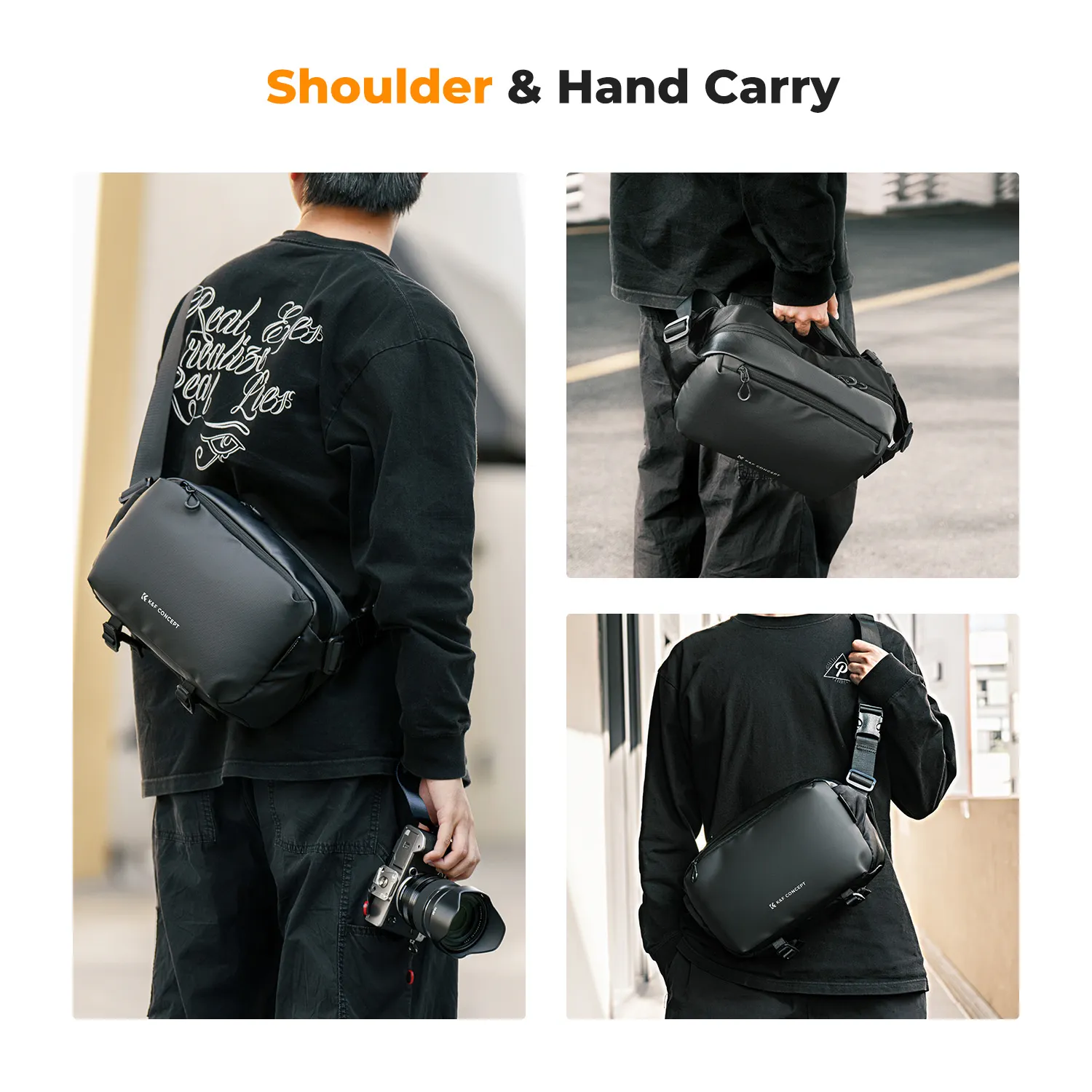 Túi đeo chéo K&F Concept Sling Bag 10L - KF13.157 (Black)