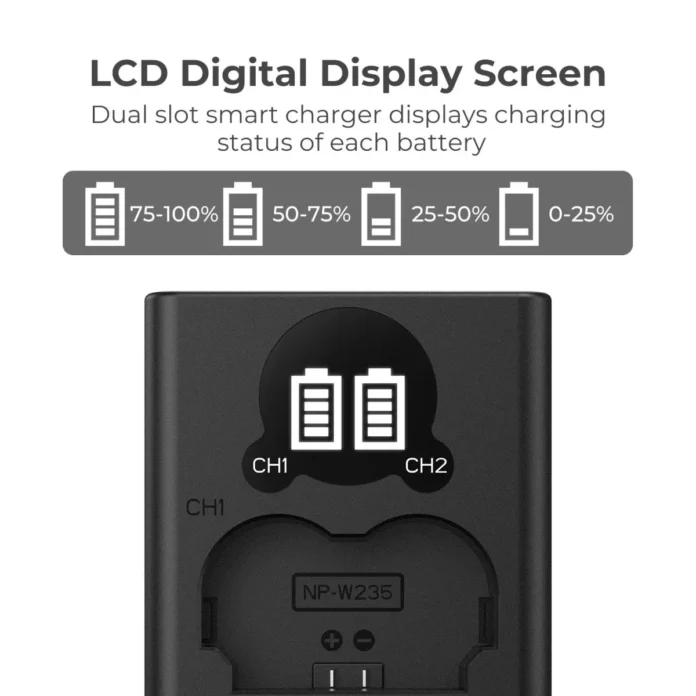 Dock sạc đôi W235 | NP-W235 K&F Concept
