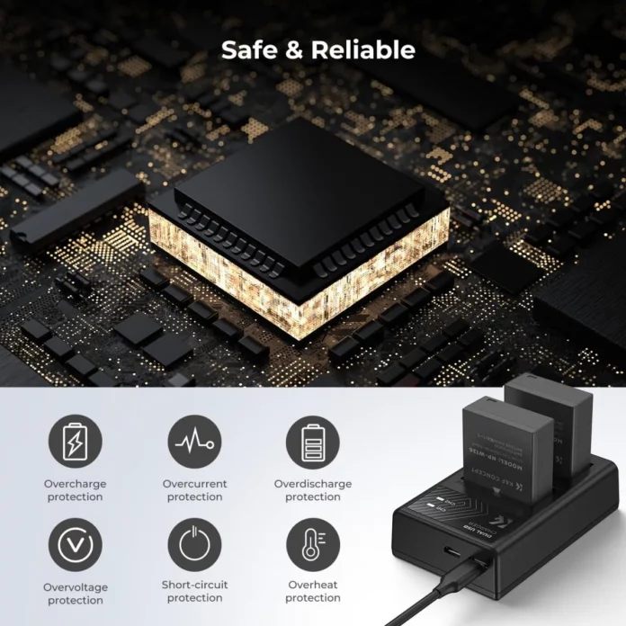Bộ pin sạc K&F Concept cho Fujifilm | NP-W126s