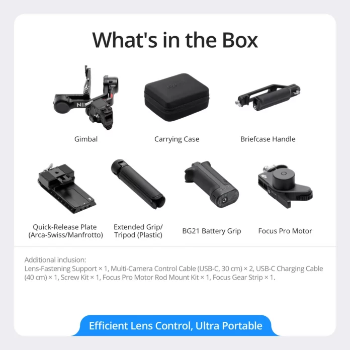 Tay cầm chống rung DJI RS 4 Combo