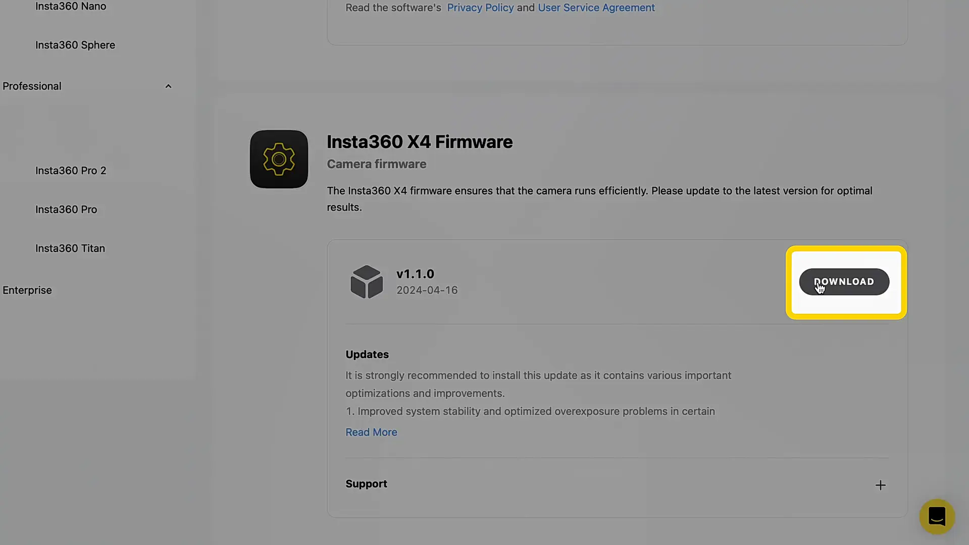insta360 x4 pc connect5