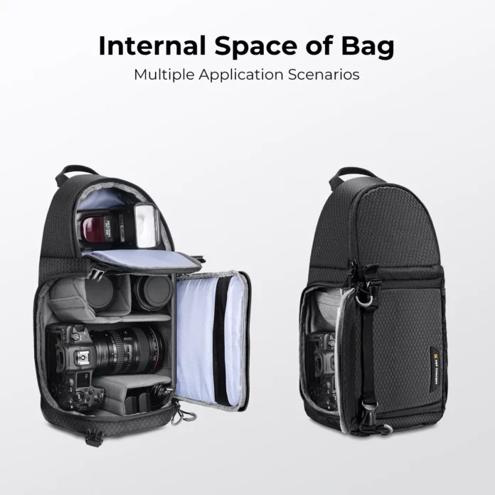 Balo đeo chéo K&F Concept Sling Bag 10L - KF13.141 (Black)