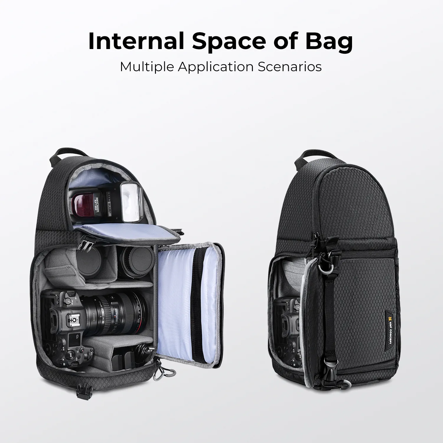 Túi đeo chéo K&F Concept Sling Bag 10L - KF13.141 (Black)