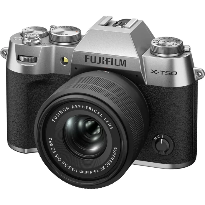 Máy ảnh Fujifilm X-T50 với XC 15-45mm (Silver)