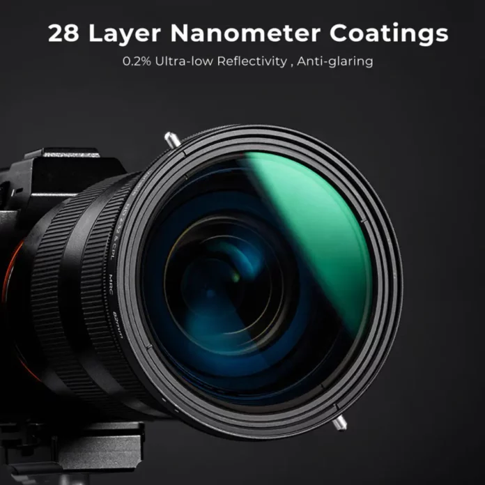 Kính lọc K&F Concept Nano-X ND2-ND32 & CPL 2-in-1 Filter (82mm, 1-5 Stop)