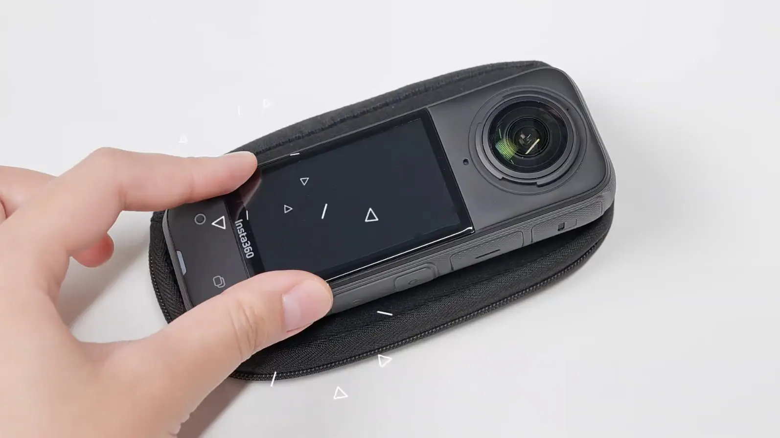 insta360 x4 screen protector tutorial 19