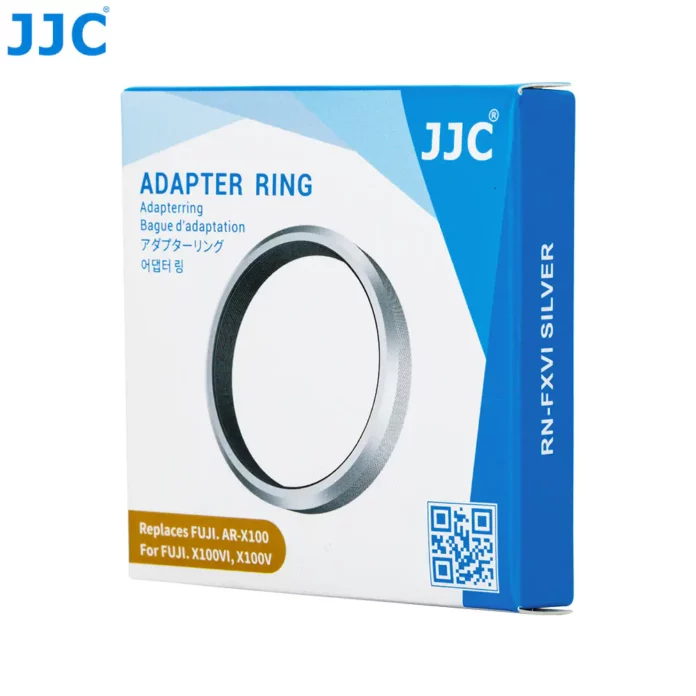 Ring JJC cho Fujifilm X100VI, X100V, X100F, X100T,  X100S, X100, X70 (Silver)