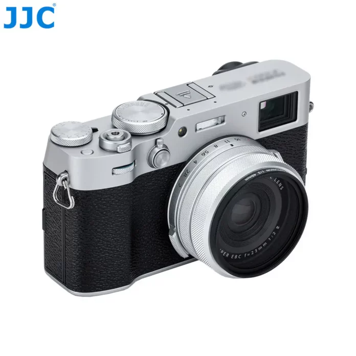 Ring JJC cho Fujifilm X100VI, X100V, X100F, X100T,  X100S, X100, X70 (Silver)