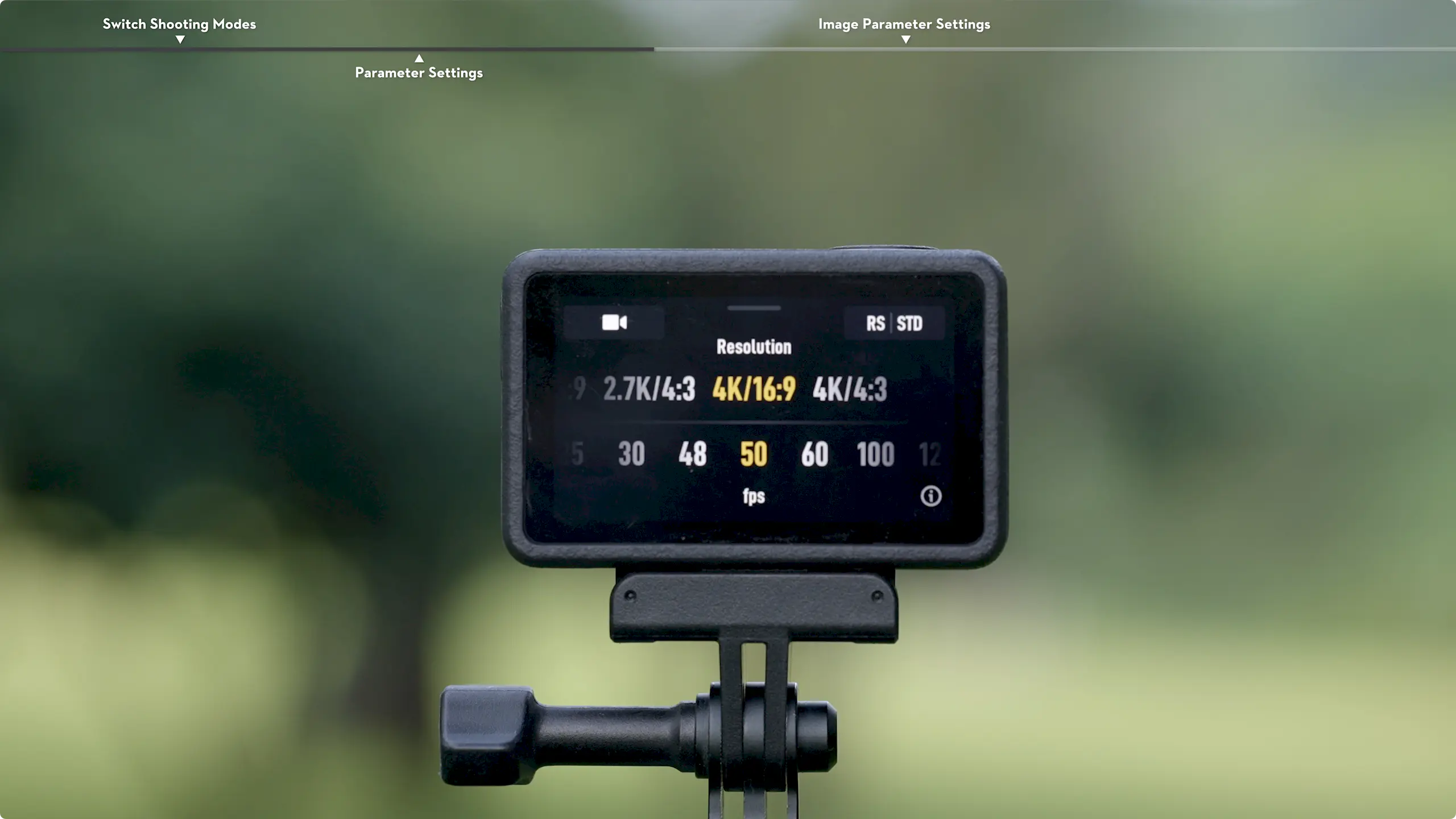 cai dat thong so quay chup tren dji osmo action 5 pro 7.480