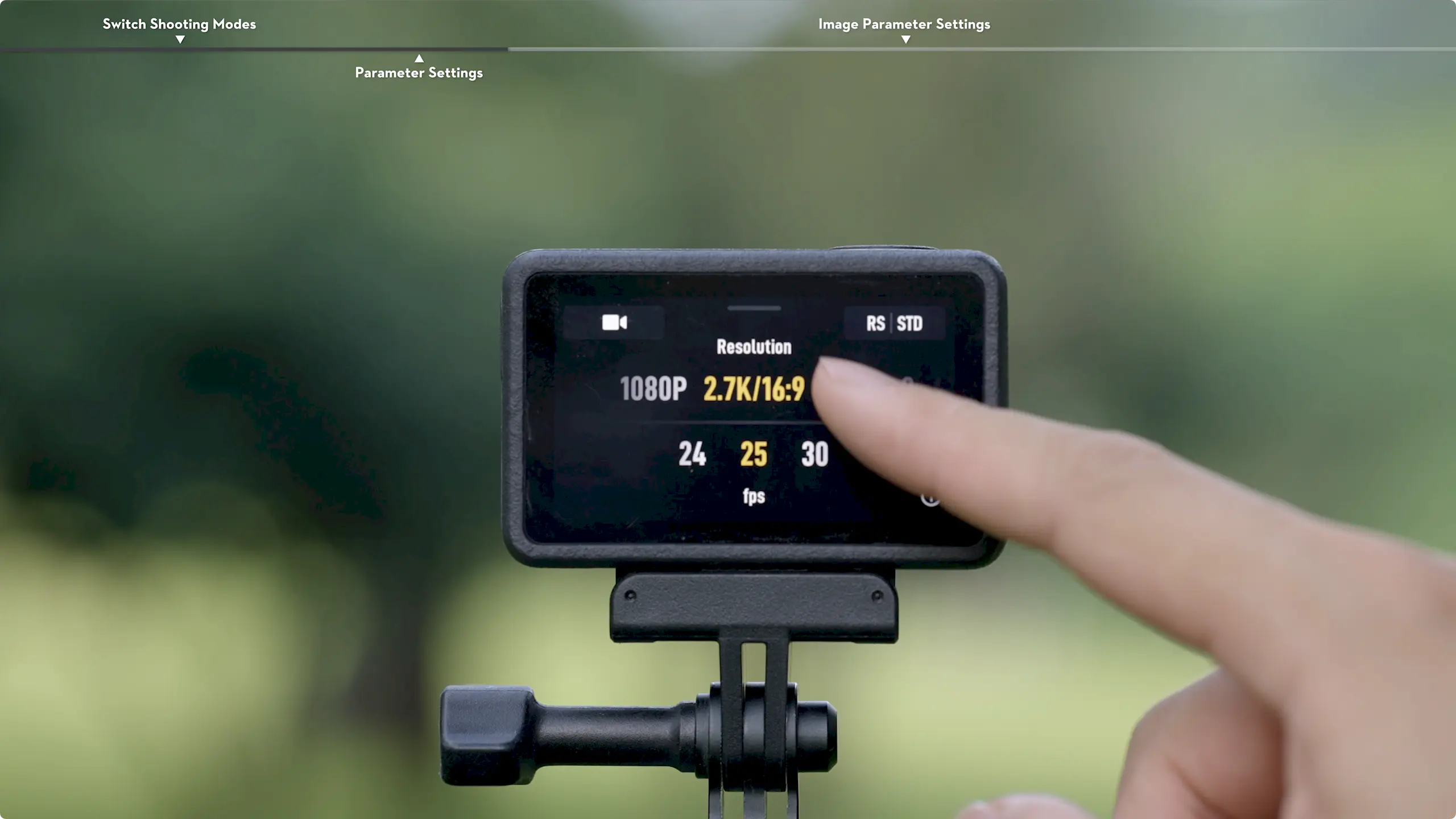 cai dat thong so quay chup tren dji osmo action 5 pro 8.720